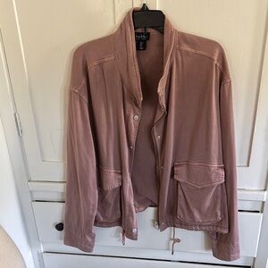 Nicole Miller Utility Jacket Relaxed Fit